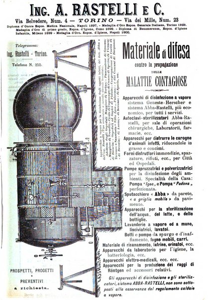 Rivista d'igiene e sanità pubblica con bollettino sanitario-amministrativo compilato sugli atti del Ministero dell'interno