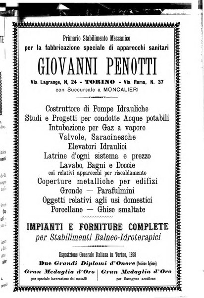 Rivista d'igiene e sanità pubblica con bollettino sanitario-amministrativo compilato sugli atti del Ministero dell'interno