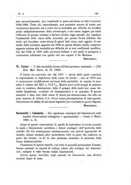 Rivista d'igiene e sanità pubblica con bollettino sanitario-amministrativo compilato sugli atti del Ministero dell'interno