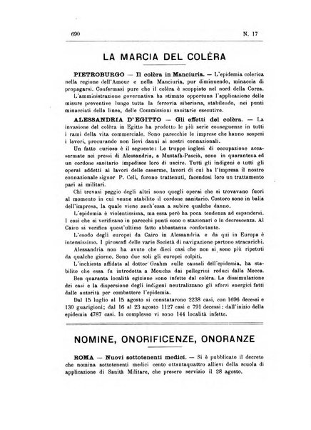 Rivista d'igiene e sanità pubblica con bollettino sanitario-amministrativo compilato sugli atti del Ministero dell'interno