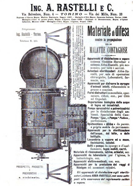 Rivista d'igiene e sanità pubblica con bollettino sanitario-amministrativo compilato sugli atti del Ministero dell'interno