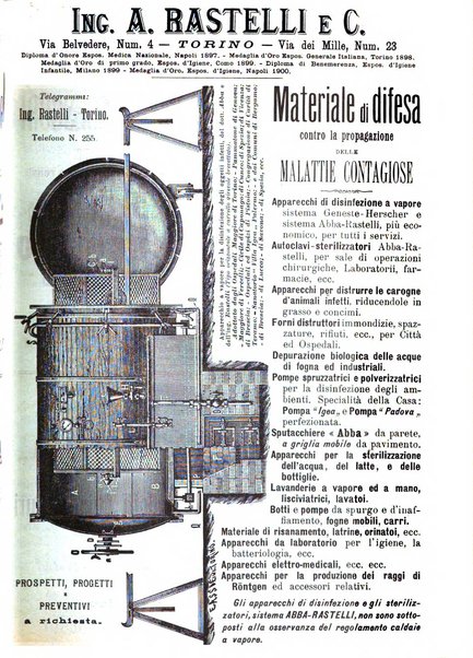 Rivista d'igiene e sanità pubblica con bollettino sanitario-amministrativo compilato sugli atti del Ministero dell'interno