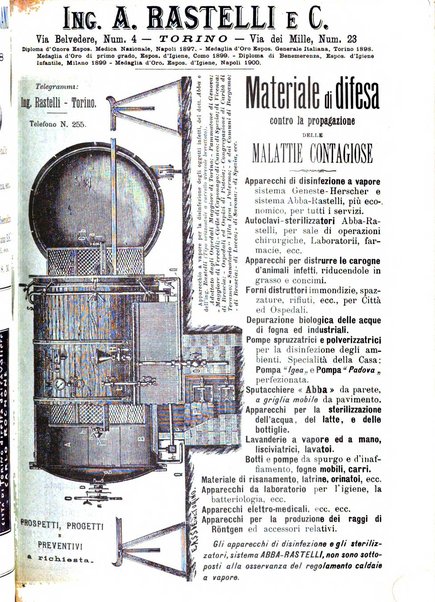 Rivista d'igiene e sanità pubblica con bollettino sanitario-amministrativo compilato sugli atti del Ministero dell'interno