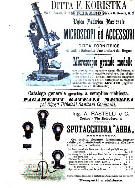 Rivista d'igiene e sanità pubblica con bollettino sanitario-amministrativo compilato sugli atti del Ministero dell'interno