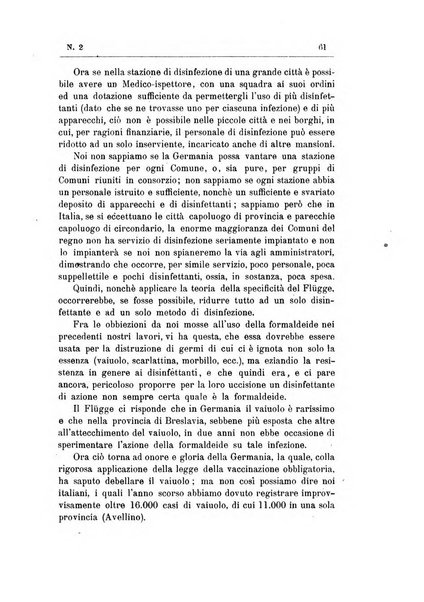 Rivista d'igiene e sanità pubblica con bollettino sanitario-amministrativo compilato sugli atti del Ministero dell'interno