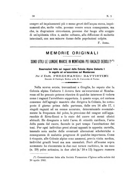 Rivista d'igiene e sanità pubblica con bollettino sanitario-amministrativo compilato sugli atti del Ministero dell'interno