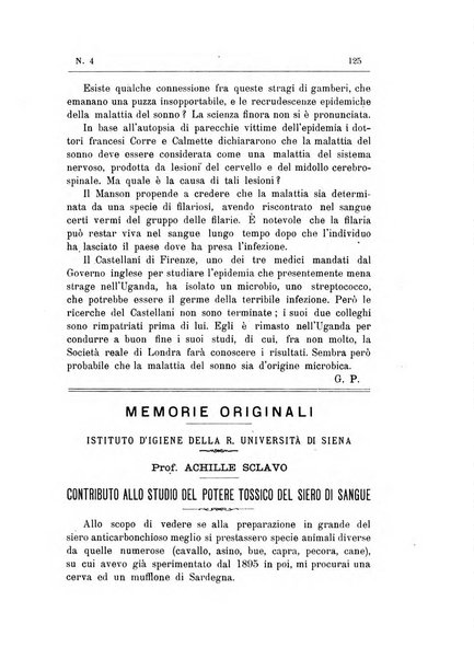 Rivista d'igiene e sanità pubblica con bollettino sanitario-amministrativo compilato sugli atti del Ministero dell'interno