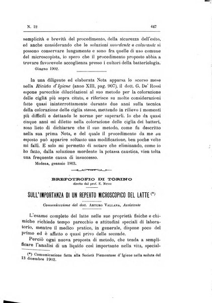 Rivista d'igiene e sanità pubblica con bollettino sanitario-amministrativo compilato sugli atti del Ministero dell'interno