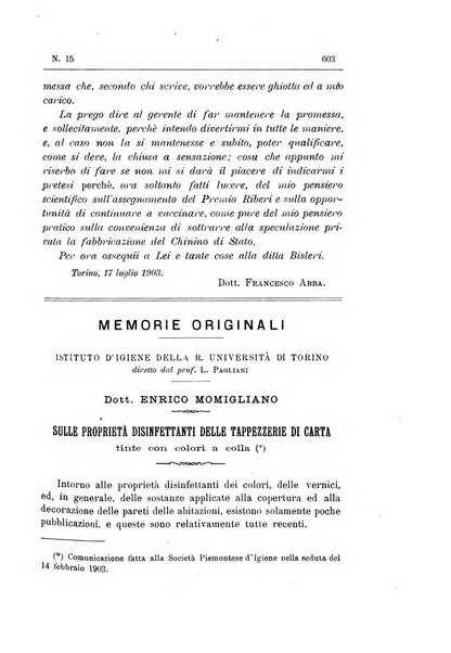 Rivista d'igiene e sanità pubblica con bollettino sanitario-amministrativo compilato sugli atti del Ministero dell'interno