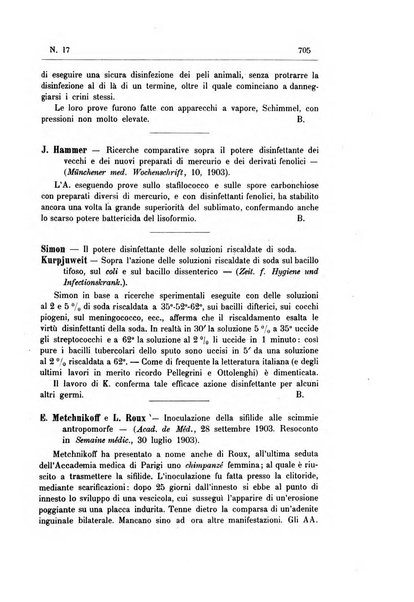 Rivista d'igiene e sanità pubblica con bollettino sanitario-amministrativo compilato sugli atti del Ministero dell'interno