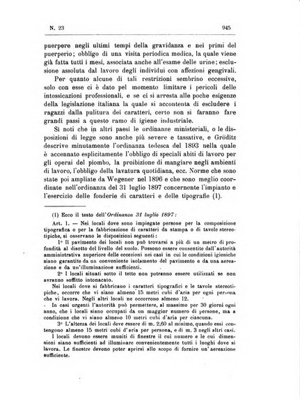 Rivista d'igiene e sanità pubblica con bollettino sanitario-amministrativo compilato sugli atti del Ministero dell'interno