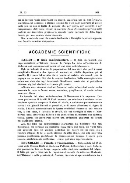 Rivista d'igiene e sanità pubblica con bollettino sanitario-amministrativo compilato sugli atti del Ministero dell'interno