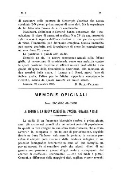 Rivista d'igiene e sanità pubblica con bollettino sanitario-amministrativo compilato sugli atti del Ministero dell'interno