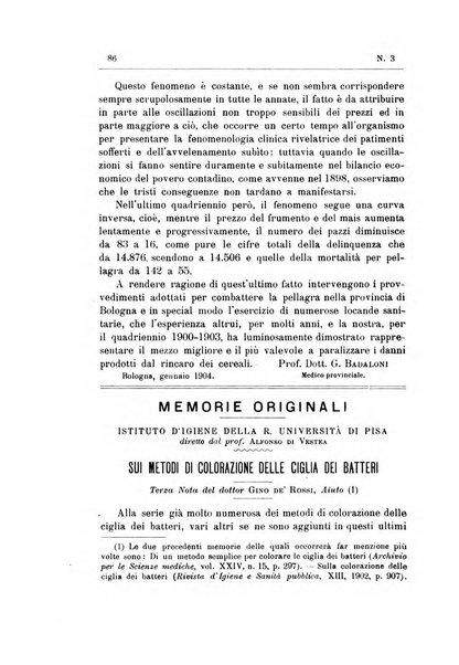 Rivista d'igiene e sanità pubblica con bollettino sanitario-amministrativo compilato sugli atti del Ministero dell'interno