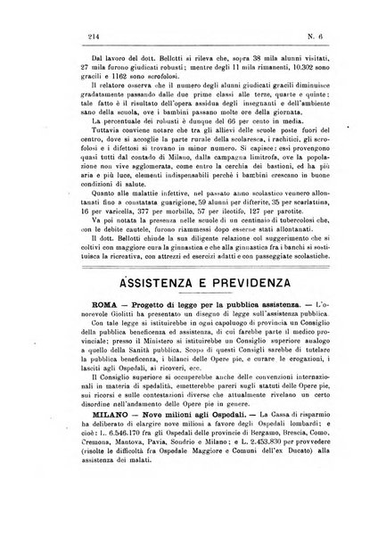 Rivista d'igiene e sanità pubblica con bollettino sanitario-amministrativo compilato sugli atti del Ministero dell'interno