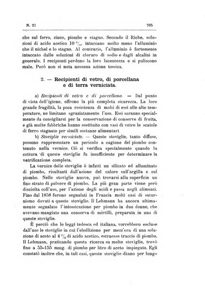 Rivista d'igiene e sanità pubblica con bollettino sanitario-amministrativo compilato sugli atti del Ministero dell'interno