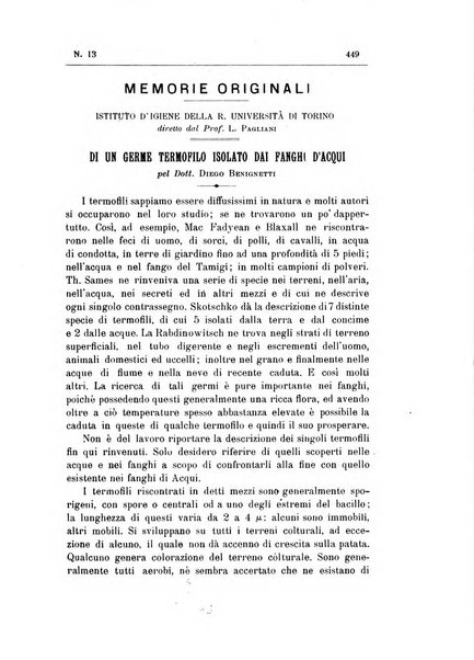 Rivista d'igiene e sanità pubblica con bollettino sanitario-amministrativo compilato sugli atti del Ministero dell'interno