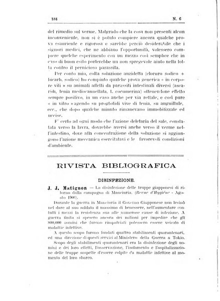 Rivista d'igiene e sanità pubblica con bollettino sanitario-amministrativo compilato sugli atti del Ministero dell'interno