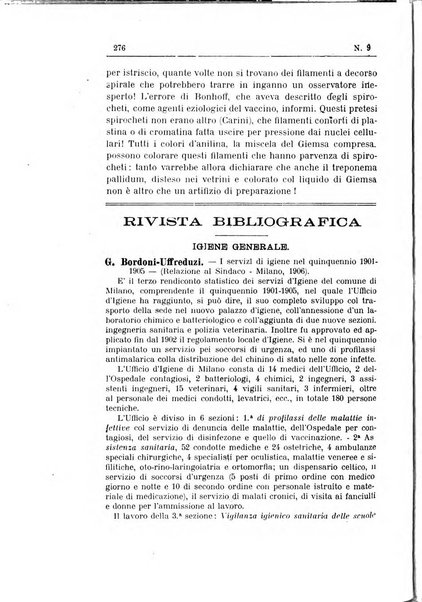 Rivista d'igiene e sanità pubblica con bollettino sanitario-amministrativo compilato sugli atti del Ministero dell'interno