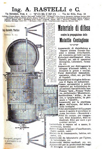 Rivista d'igiene e sanità pubblica con bollettino sanitario-amministrativo compilato sugli atti del Ministero dell'interno