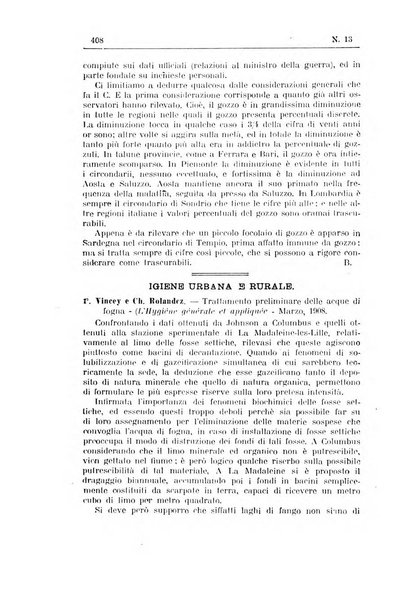 Rivista d'igiene e sanità pubblica con bollettino sanitario-amministrativo compilato sugli atti del Ministero dell'interno