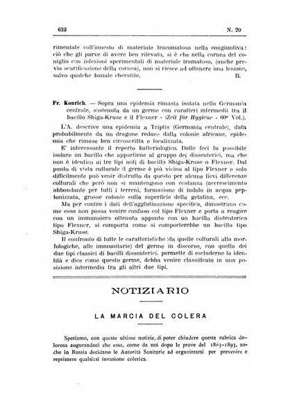 Rivista d'igiene e sanità pubblica con bollettino sanitario-amministrativo compilato sugli atti del Ministero dell'interno