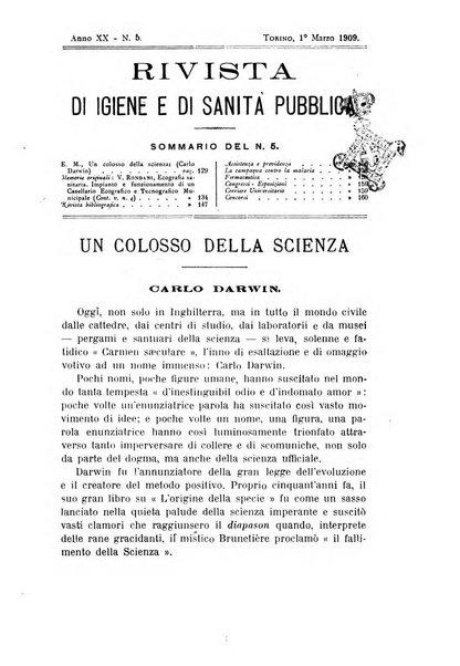 Rivista d'igiene e sanità pubblica con bollettino sanitario-amministrativo compilato sugli atti del Ministero dell'interno