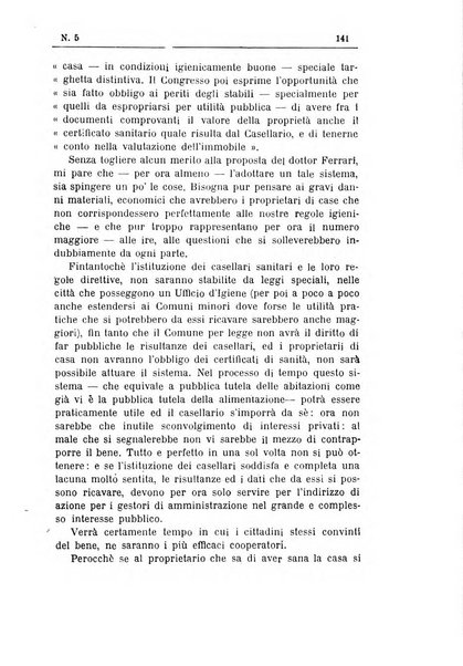 Rivista d'igiene e sanità pubblica con bollettino sanitario-amministrativo compilato sugli atti del Ministero dell'interno