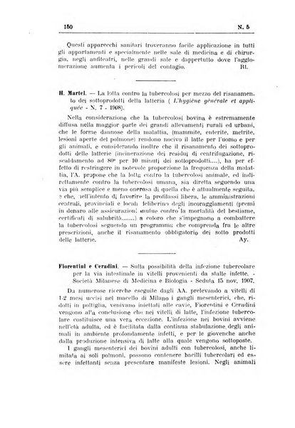 Rivista d'igiene e sanità pubblica con bollettino sanitario-amministrativo compilato sugli atti del Ministero dell'interno