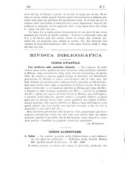 Rivista d'igiene e sanità pubblica con bollettino sanitario-amministrativo compilato sugli atti del Ministero dell'interno