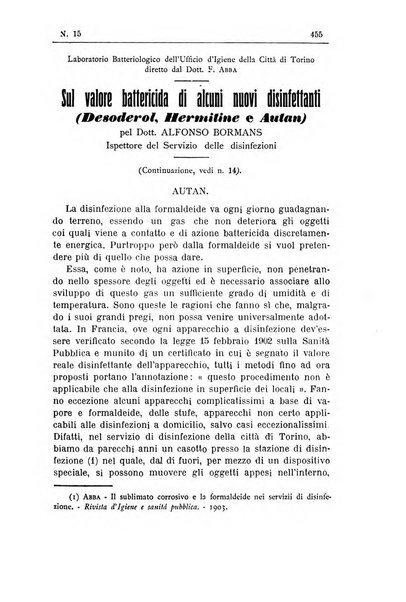 Rivista d'igiene e sanità pubblica con bollettino sanitario-amministrativo compilato sugli atti del Ministero dell'interno