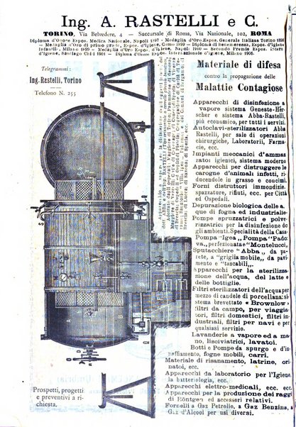 Rivista d'igiene e sanità pubblica con bollettino sanitario-amministrativo compilato sugli atti del Ministero dell'interno