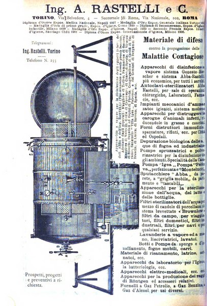 Rivista d'igiene e sanità pubblica con bollettino sanitario-amministrativo compilato sugli atti del Ministero dell'interno