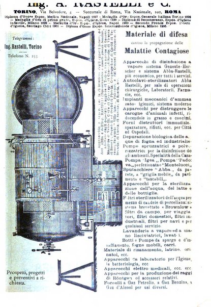 Rivista d'igiene e sanità pubblica con bollettino sanitario-amministrativo compilato sugli atti del Ministero dell'interno