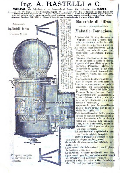 Rivista d'igiene e sanità pubblica con bollettino sanitario-amministrativo compilato sugli atti del Ministero dell'interno