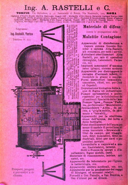 Rivista d'igiene e sanità pubblica con bollettino sanitario-amministrativo compilato sugli atti del Ministero dell'interno