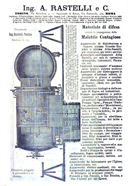 Rivista d'igiene e sanità pubblica con bollettino sanitario-amministrativo compilato sugli atti del Ministero dell'interno