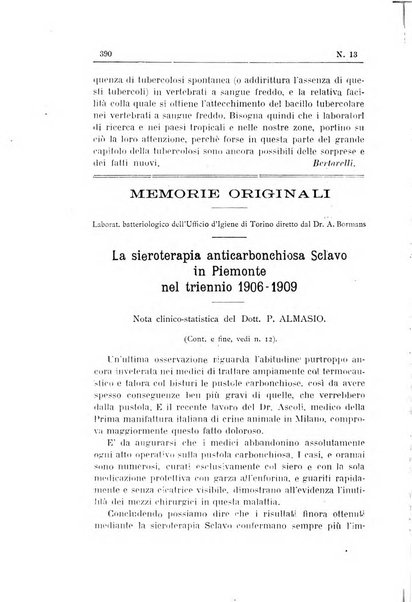 Rivista d'igiene e sanità pubblica con bollettino sanitario-amministrativo compilato sugli atti del Ministero dell'interno