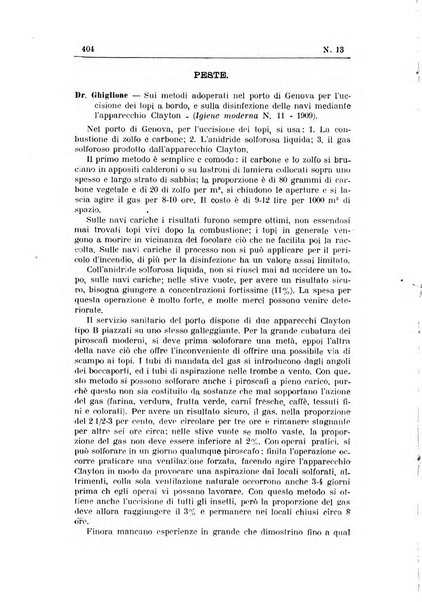 Rivista d'igiene e sanità pubblica con bollettino sanitario-amministrativo compilato sugli atti del Ministero dell'interno