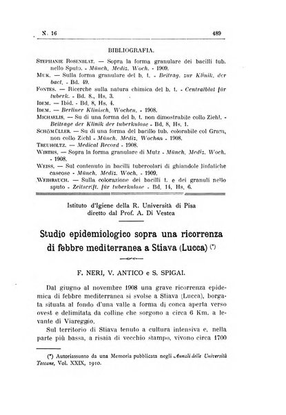 Rivista d'igiene e sanità pubblica con bollettino sanitario-amministrativo compilato sugli atti del Ministero dell'interno