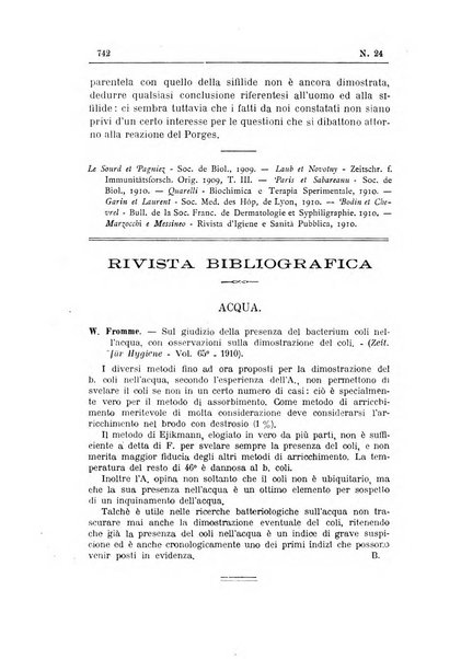 Rivista d'igiene e sanità pubblica con bollettino sanitario-amministrativo compilato sugli atti del Ministero dell'interno