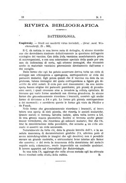 Rivista d'igiene e sanità pubblica con bollettino sanitario-amministrativo compilato sugli atti del Ministero dell'interno