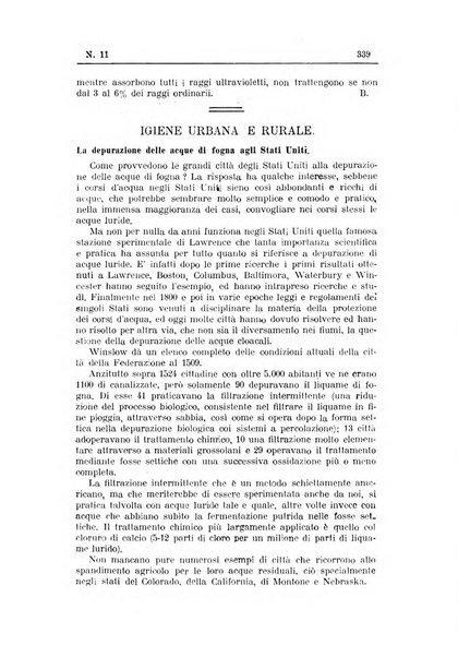 Rivista d'igiene e sanità pubblica con bollettino sanitario-amministrativo compilato sugli atti del Ministero dell'interno