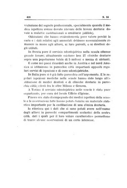 Rivista d'igiene e sanità pubblica con bollettino sanitario-amministrativo compilato sugli atti del Ministero dell'interno