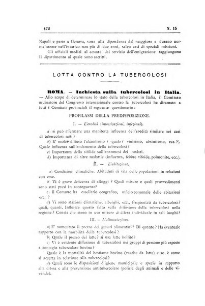 Rivista d'igiene e sanità pubblica con bollettino sanitario-amministrativo compilato sugli atti del Ministero dell'interno