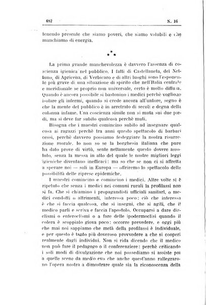 Rivista d'igiene e sanità pubblica con bollettino sanitario-amministrativo compilato sugli atti del Ministero dell'interno