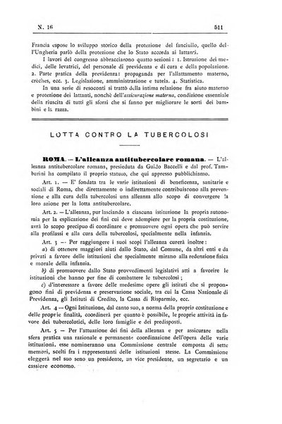 Rivista d'igiene e sanità pubblica con bollettino sanitario-amministrativo compilato sugli atti del Ministero dell'interno