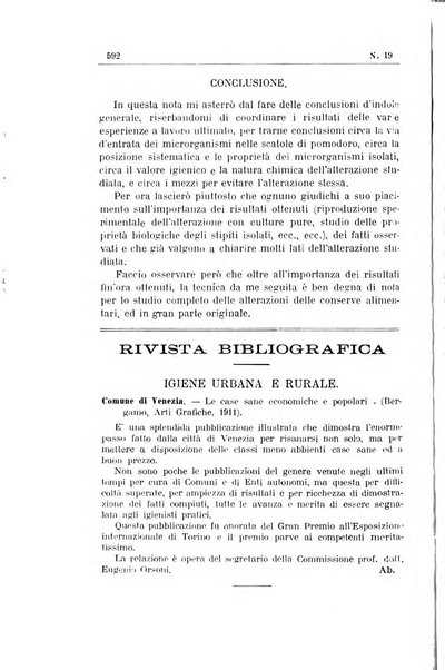 Rivista d'igiene e sanità pubblica con bollettino sanitario-amministrativo compilato sugli atti del Ministero dell'interno