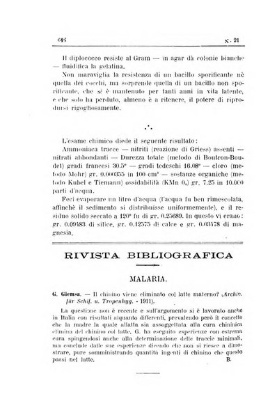 Rivista d'igiene e sanità pubblica con bollettino sanitario-amministrativo compilato sugli atti del Ministero dell'interno