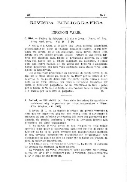 Rivista d'igiene e sanità pubblica con bollettino sanitario-amministrativo compilato sugli atti del Ministero dell'interno